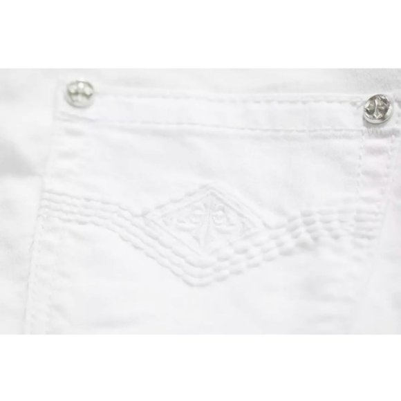AFFLICTION Women's Denim Jeans RAQUEL TARA WHITE E - Picture 6 of 11